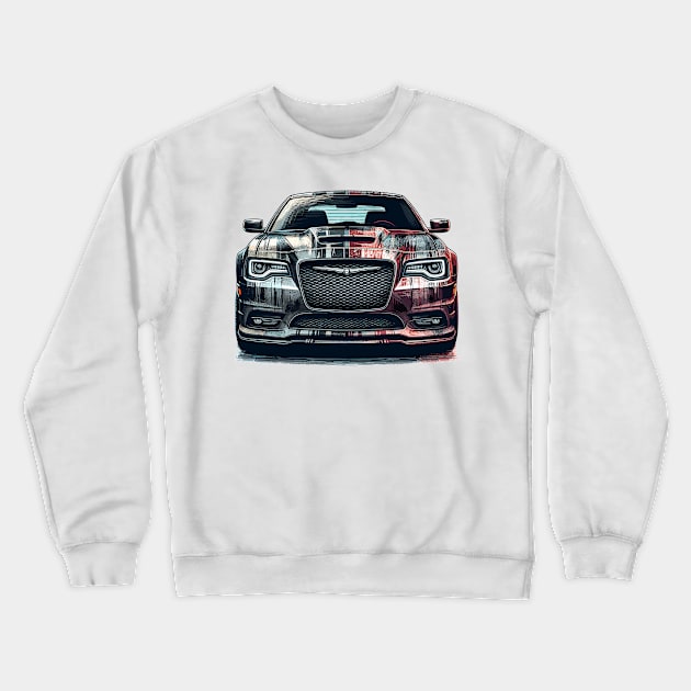 Chrysler 300 Crewneck Sweatshirt by Vehicles-Art